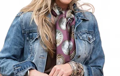 Fringe Scarves Big Concho Scarf In Cab In Multi