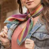 Fringe Scarves Down South Serape Scarf In Multi