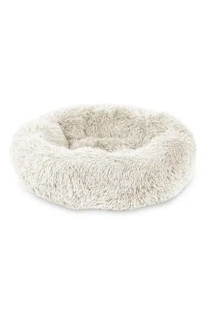 Fringe Studio Faux Fur Pet Cuddler Bed In White