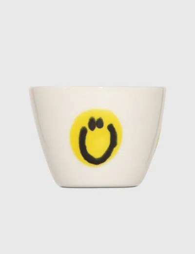 Frizbee Ceramics Supper Cup - Smile In Yellow