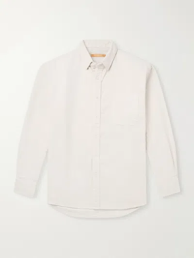 Frizmworks Cotton-corduroy Shirt In Neutral