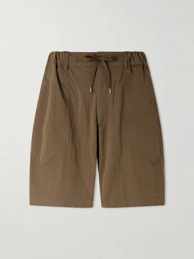 Frizmworks Fatigue Straight-leg Cotton-blend Shorts In Green
