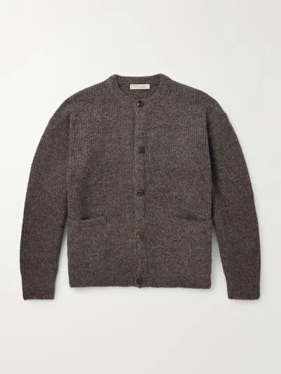 Frizmworks Knitted Cardigan In Gray