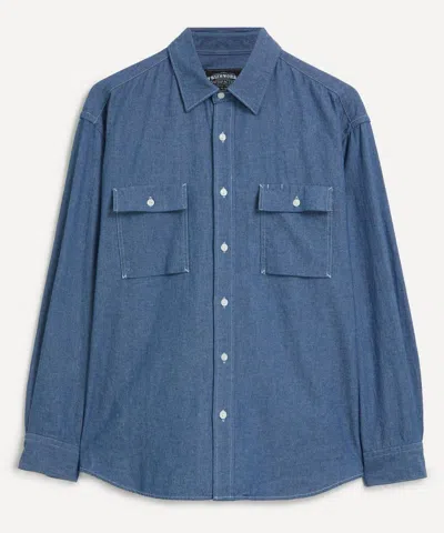Frizmworks Mens Cigarette Pocket Chambray Shirt