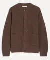 Frizmworks Mens Heavy Wool Round Cardigan In Brown