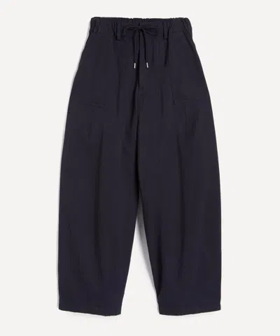 Frizmworks Mens Navy Twill Balloon Trousers In Blue