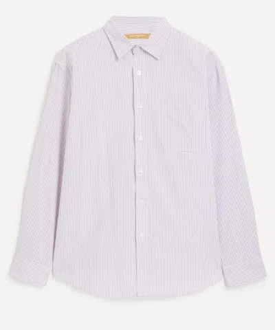 Frizmworks Mens Og Pinstriped Cotton-blend Oversized Shirt