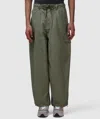 Frizmworks Nylon Cargo Balloon Pant In Olive