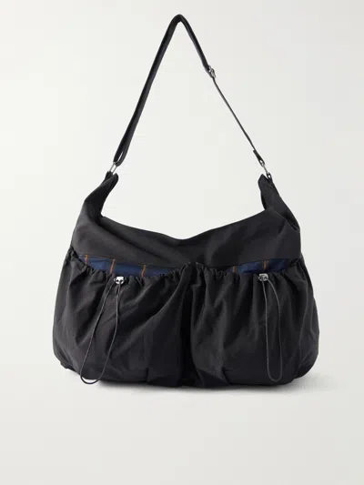 Frizmworks Twill Messenger Bag In Black