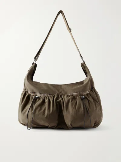 Frizmworks Twill Messenger Bag In Green