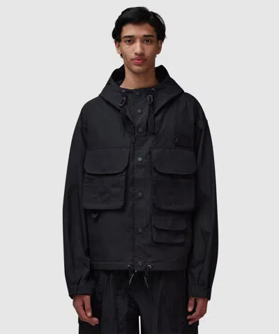 Frizmworks Wading Hooded Parka Jacket In Black