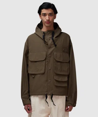 Frizmworks Wading Hooded Parka Jacket In Olive