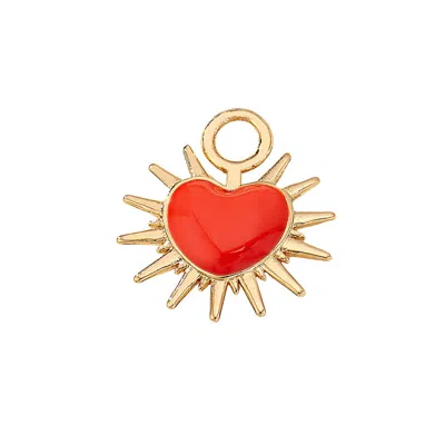 Frkl Women's Gold Heart Of Thorns Charm