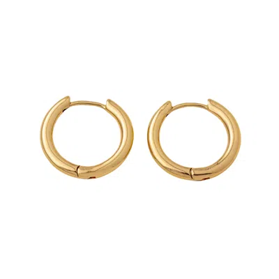 Frkl Women's Hero Midi Charm Hoop Gold