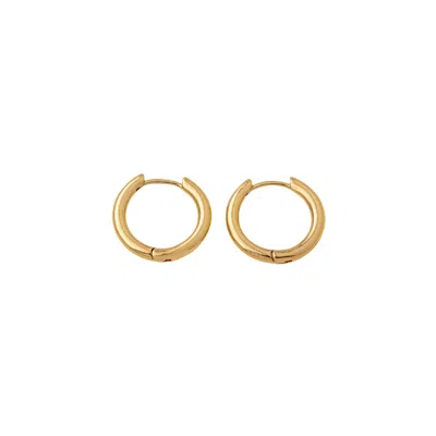 Frkl Women's Hero Mini Charm Hoops Gold