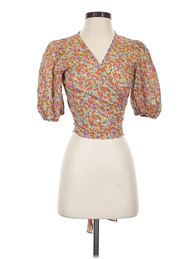 Frnch 3/4 Sleeve Blouse In Multi
