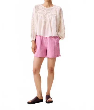 Frnch Acaste Blouse In Cream In White