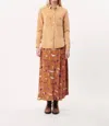 Frnch Adina Overshirt Top In Mangue In Beige