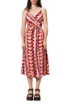 Frnch Aelig Print Sundress In Red