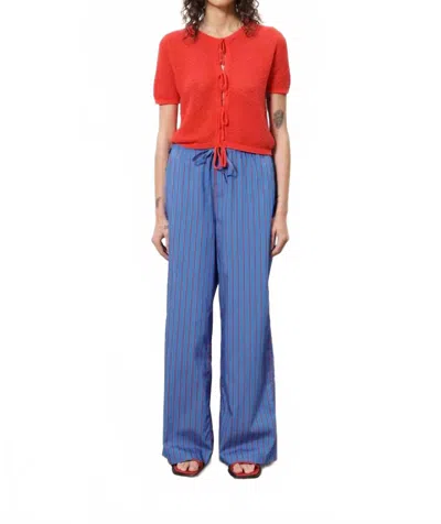 Frnch Aelis Knit Top In Rouge In Red