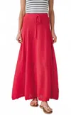 Frnch Affoue Maxi Skirt In Red In Red