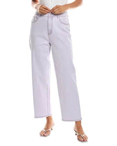 Frnch Agatha Woven Pant In Purple