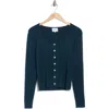 Frnch Ainoa Button-up Sweater In Blue