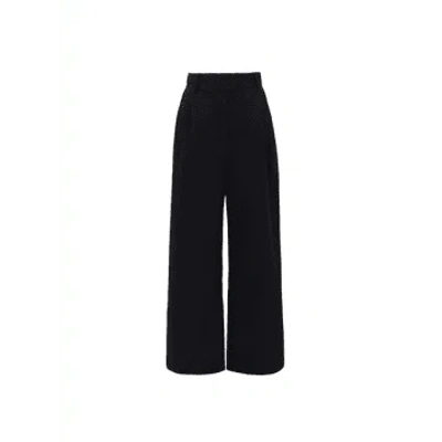 Frnch Albane Trousers In Bleu Marine From In Blue