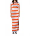 Frnch Alette Maxi Dress In Rouge In Multi
