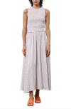 Frnch Alexiane Smocked Bodice Maxi Sundress