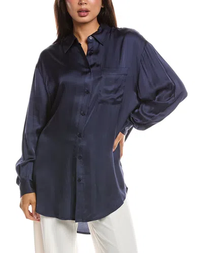 Frnch Alica Woven Blouse In Blue