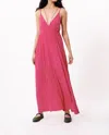 Frnch Ana Maxi Dress In Fuschia In Pink