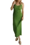 Frnch Anam Knitted Dress In Kaki In Green