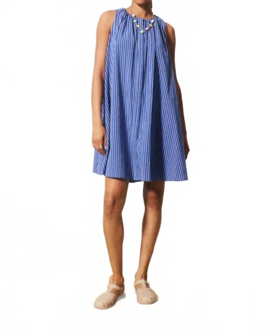 Frnch Angela Dress In Blue