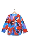 Frnch Annae Woven Blouson Jacket In Multi