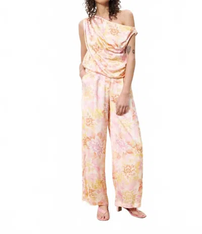 Frnch Annissa One Shoulder Top In Fleurs Edition In Multi