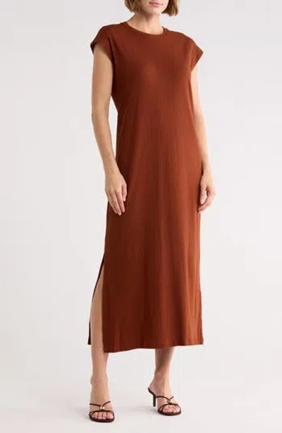 Frnch Antonella T-shirt Dress In Brown
