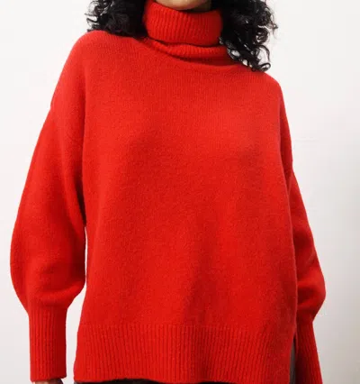 Frnch Ariette Sweater In Rouge In Multi