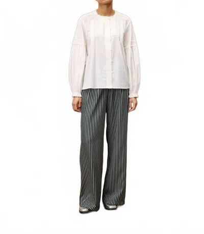 Frnch Aster Pants In Moss Green In Black