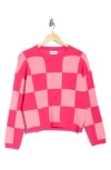 Frnch Aurora Check Sweater In Multi