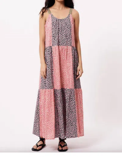 Frnch Aylin Maxi Dress In Noir In Pink