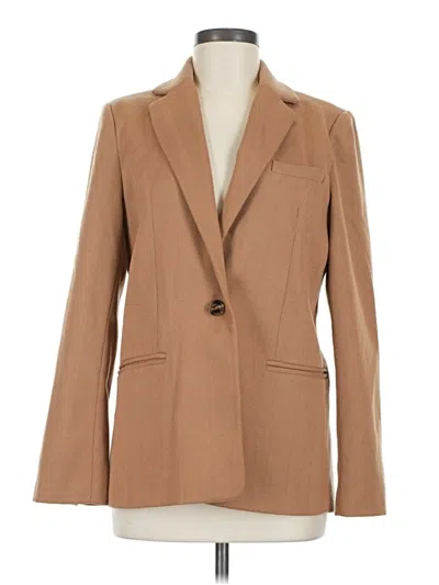 Pre-owned Frnch Blazer Jacket In Tan