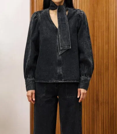 Frnch Bourgeons Top In Black