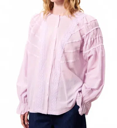 Frnch Brielle Blouse In Lilac In Pink