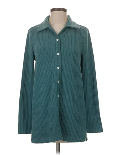 Pre-owned Frnch Cardigan Sweater In Teal