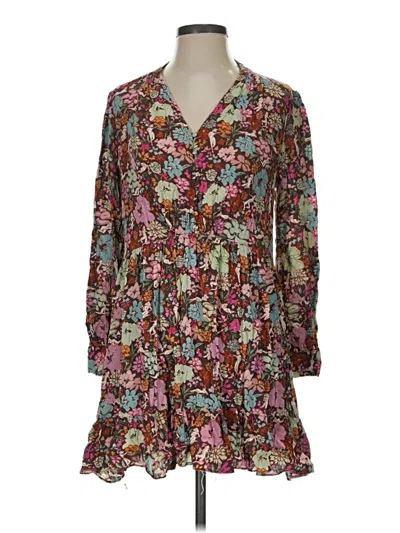 Pre-owned Frnch Casual Dress In Brown