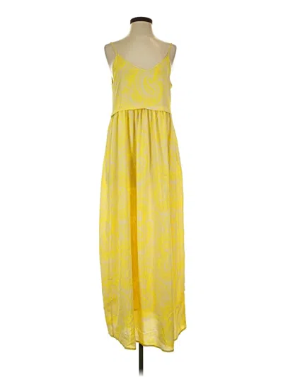 Pre-owned Frnch Casual Dress In Yellow