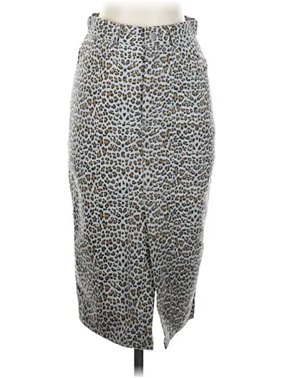 Pre-owned Frnch Casual Skirt In Gray