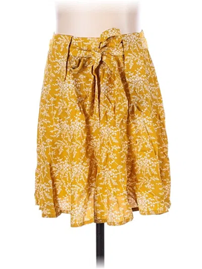 Pre-owned Frnch Casual Skirt In Yellow