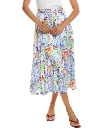 Frnch Celly Woven Skirt In Multi